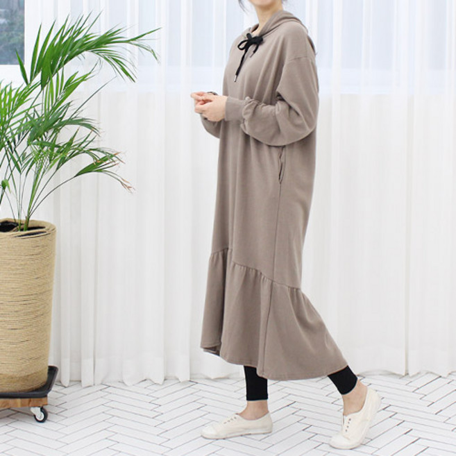 팡팡샵 P 긴 후드프릴OPS