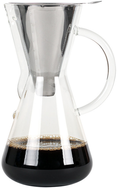 칼딘 스테인리스 드립세트 KN-05, 혼합색상, 1세트, 드립서버+스텐필터, 600ml