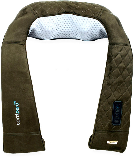 휴플러스 듀얼 태핑 무선 목 어깨 안마기, CORDZERO-3100