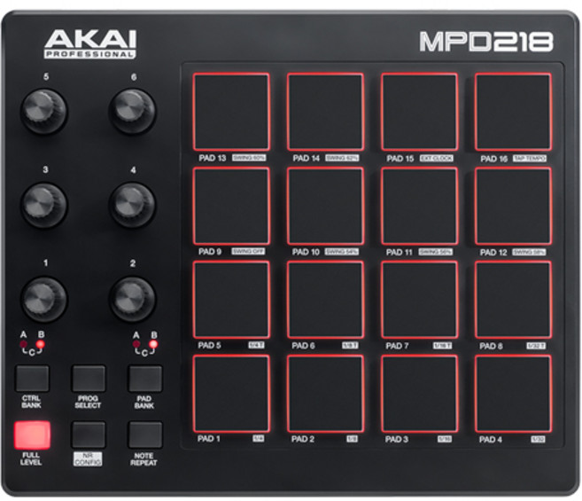 아카이 USB 패드 컨트롤러, MPD218