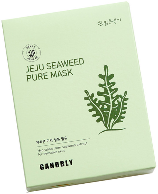 강블리 제주 미역 청정 마스크팩 25ml, 100개, 1매입