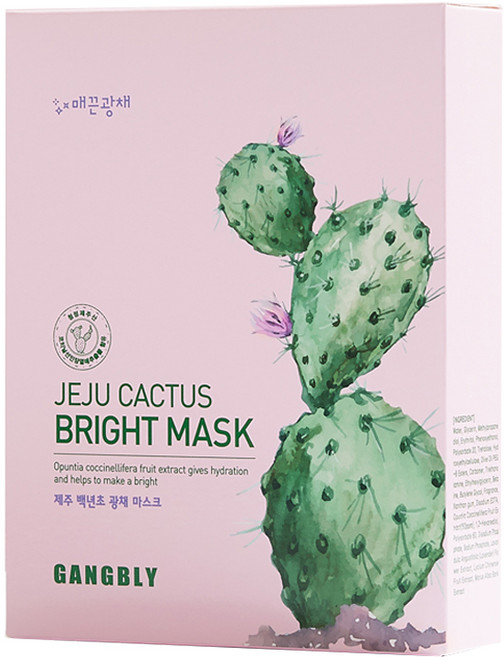강블리 제주 벡년초 광채 마스크팩 25ml, 1매입, 100개