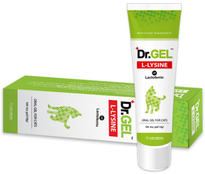 닥터겔 고양이 엘라이신 영양제, 118g, 면역/항산화, 1개