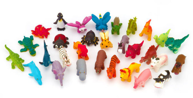 캐스비 네이처 소프트큐티사파리 피규어 30종, 1세트