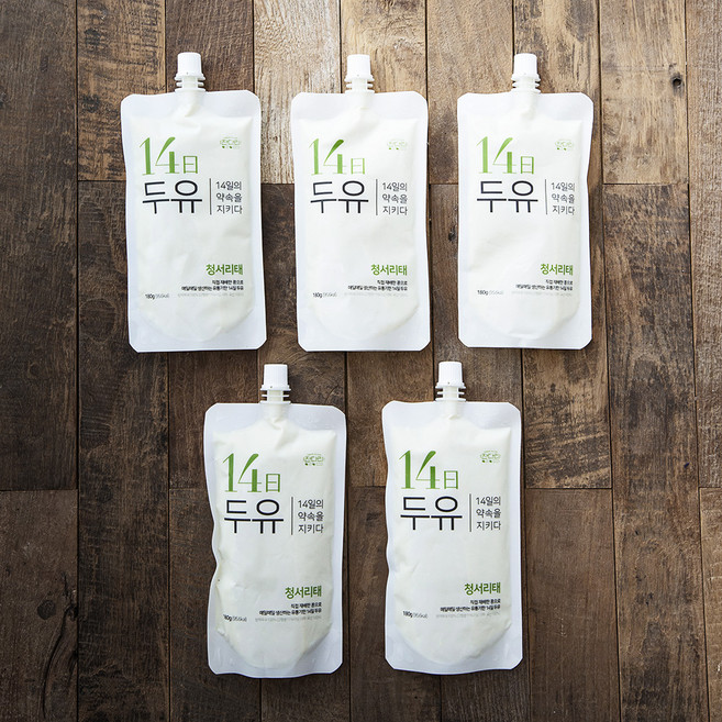잔다리 14일 청서리태 두유 180g, 5개