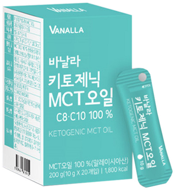 바날라 키토제닉 MCT오일, 10g, 20개
