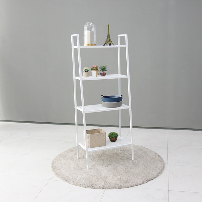 팬물산 그레이스 선반 4단, 화이트