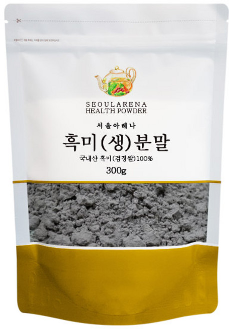 서울아레나 흑미 생 분말 국내산, 300g, 1개