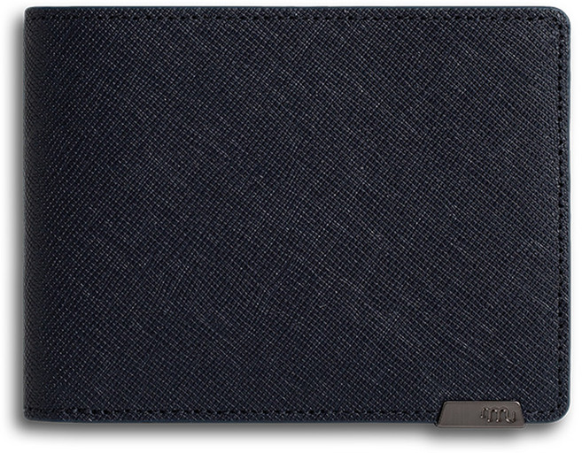 블랑플뢰르 소가죽 로고 슬림 반지갑