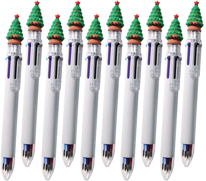 2Youngdesign X MAS 6色原子筆 0.7mm, 聖誕樹, 10個