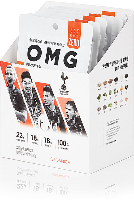 올가니카 OMG 내추럴 쉐이크 싱글팩, 55g, 1개