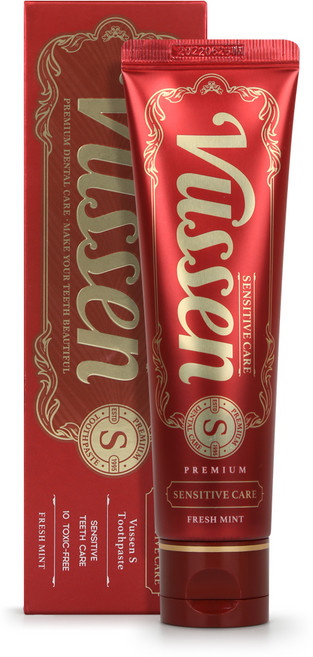 뷰센 S 시린이케어 치약 후레쉬 민트향, 120g, 1세트