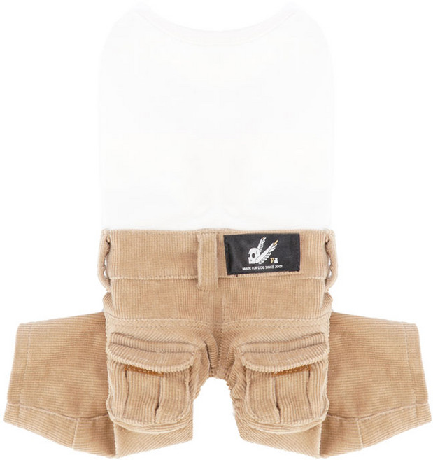 퍼피엔젤 OHKIO 밀리터리코듀로이 강아지팬츠 PA-OR239, 43 BG, 1개