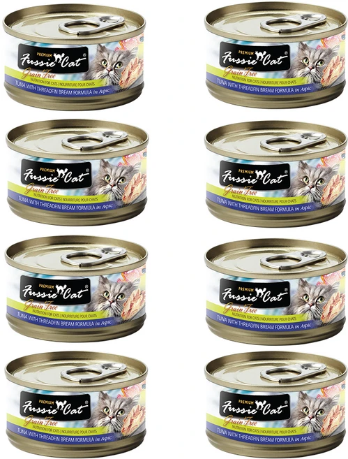 퍼시캣 전연령 고양이 프리미엄 포뮬라 주식캔, 참치+실꼬리돔, 80g, 8개 - 쿠팡