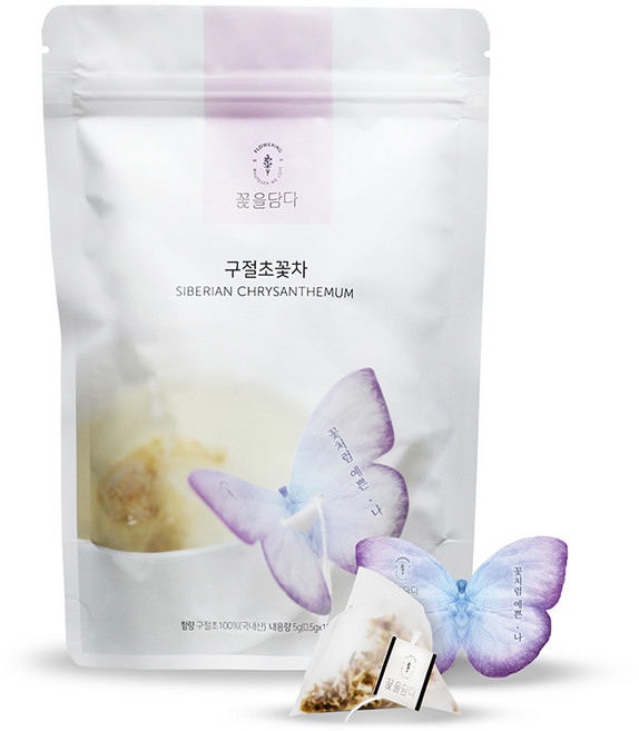 꽃을담다 나비티백 구절초꽃차, 500mg, 10개입, 1개