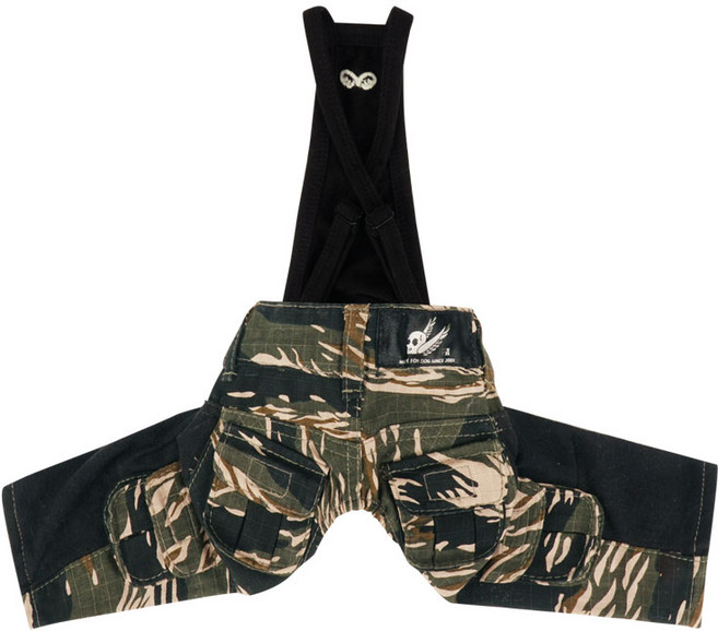 퍼피엔젤 OHKIO밀리터리 베이직 강아지카고팬츠 OR368, 1개