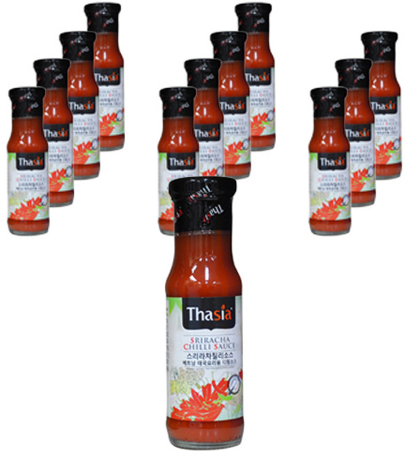 타이시아 스리라차 칠리소스, 170g, 12개