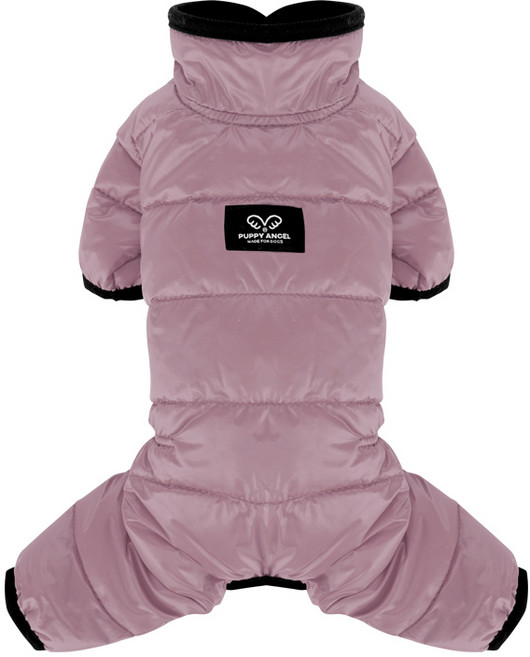 퍼피엔젤 AIR1 여아용 강아지패딩오버롤 7컬러 OW532, 508Pink, 1개
