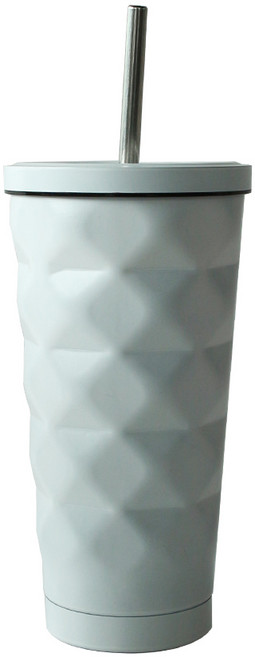 코멜리 스테인레스 보온보냉 빨대텀블러 CMT 006, 스노우화이트, 500ml