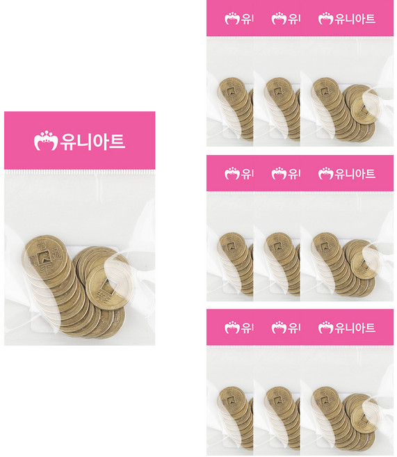 유니아트 엽전 16p, 10개