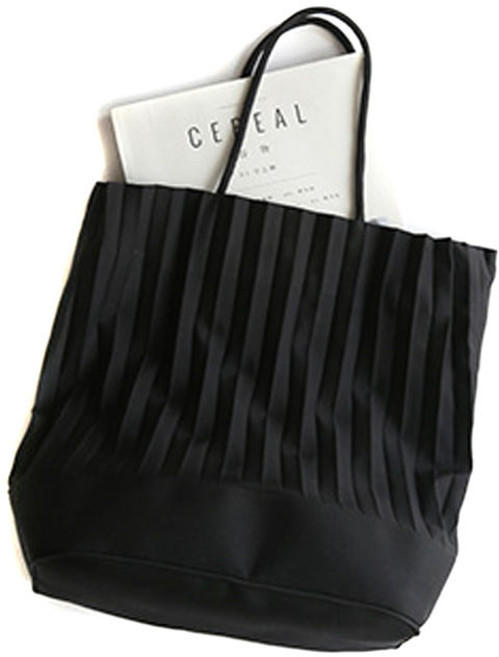 NEW'N 百褶束口環保袋 E67, 黑色