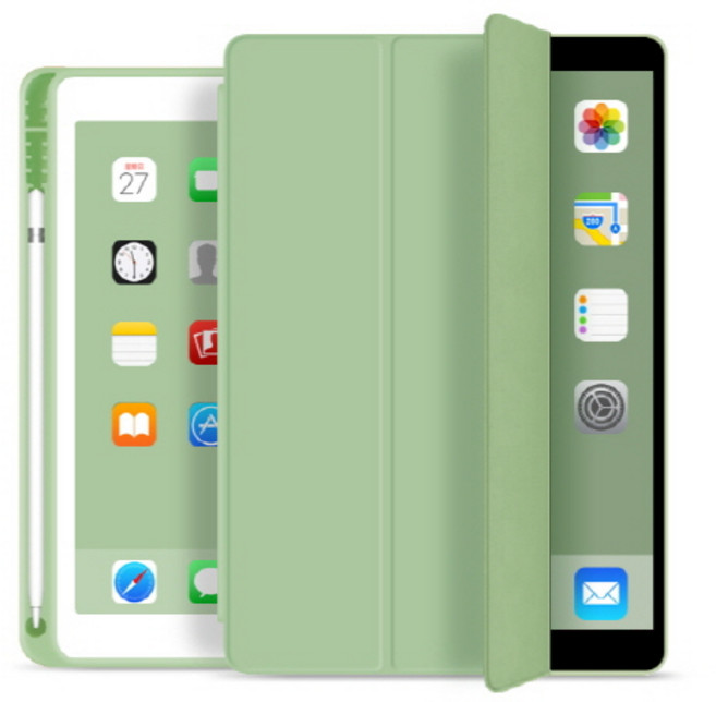 애플펜슬 뉴 수납홀더 스마트커버 케이스, 아보카도