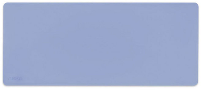 ABKO 皮革辦公桌滑鼠長墊, 天藍色, 1件