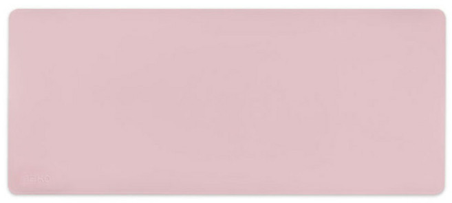 ABKO 皮革辦公桌滑鼠長墊, 粉色的, 1件