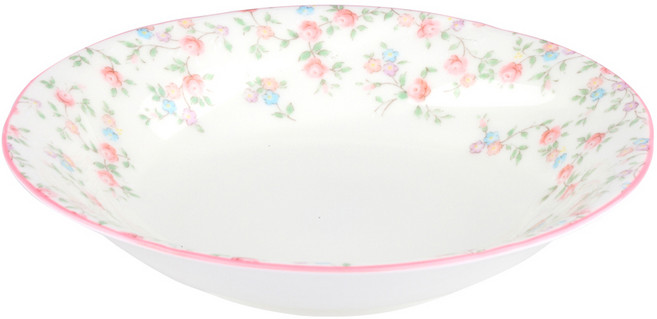 노리다케 큐티로즈 중찬기 19cm, 혼합 색상, 1개