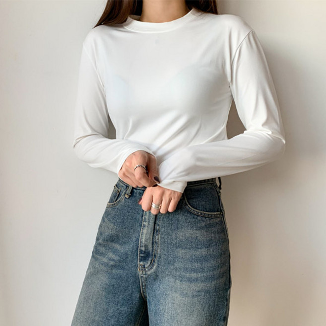 엔비룩 여성용 웜라이트 라운드 속 기모티