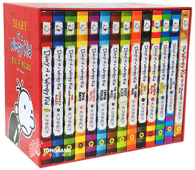 Diary of a Wimpy Kid 14 Book Box Set, Amulet Books