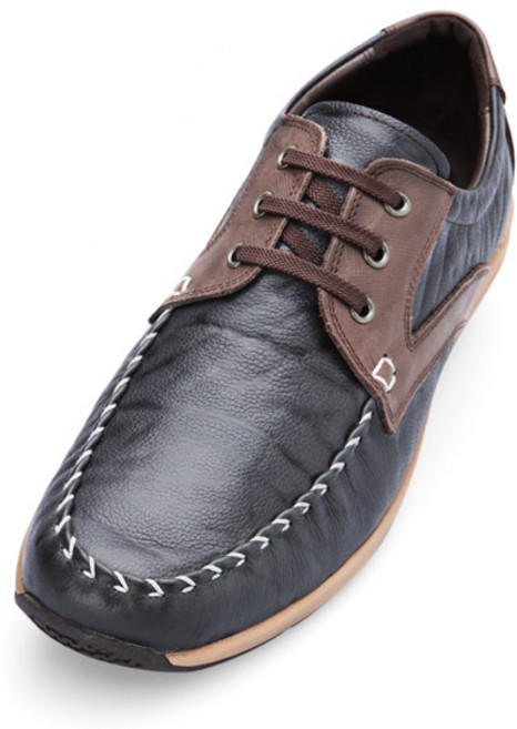 VONIN 남성용 천연소가죽 엠보 뉴엘리펀트 캐주얼화 CBN001DNV