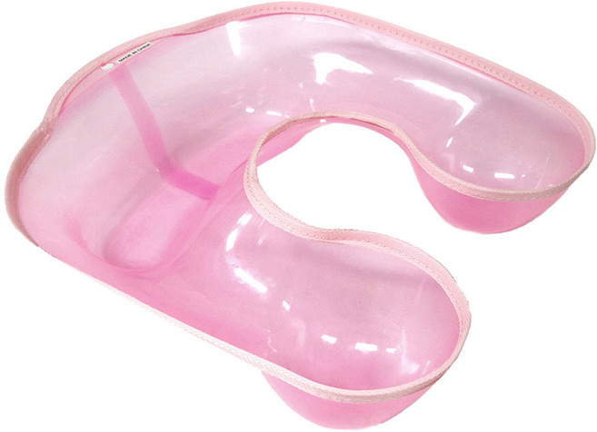 헤어베스트 플라스틱 중화 헤어 받침, 핑크, 1개