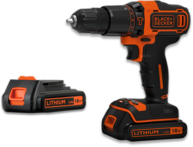 블랙앤데커 전동공구 햄머드릴 파워 BDCHD18K1B, 1세트