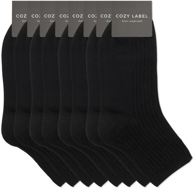 COZY LABEL 素色短襪 8雙