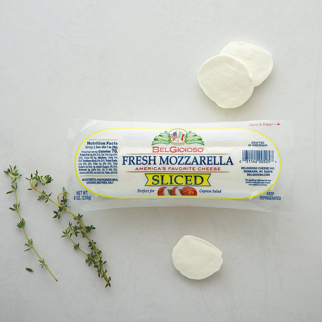 벨지오 모짜렐라 로그슬라이스, 226g, 1개입, 1개