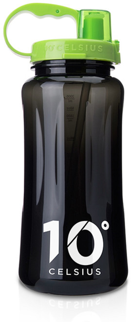 10도씨 트라이탄 빨대물통, 블랙그린, 2L, 1개