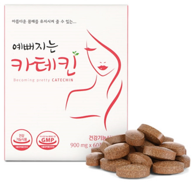 예뻐지는 카테킨 건강기능식품, 1개, 60정