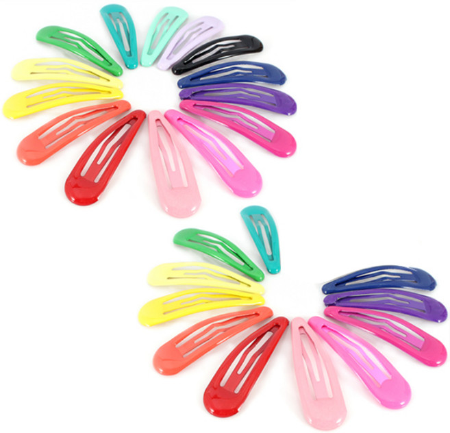 아랑로랑 컬러에폭삼각 헤어 똑딱핀 25p 세트