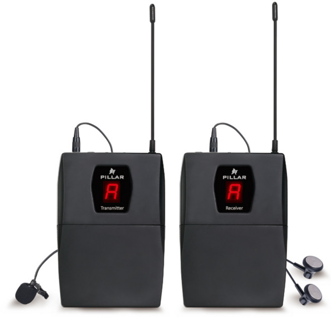필라 UHF 무선 핀마이크, 송신기(CM-WM01UHF), 수신기(CM-WM01UHF-R)