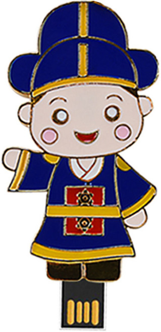 칼론 신랑신부 메탈 캐릭터 신랑USB메모리, 8GB