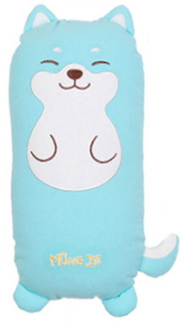 조우니 시바견 뭉찌 유아베개, 블루