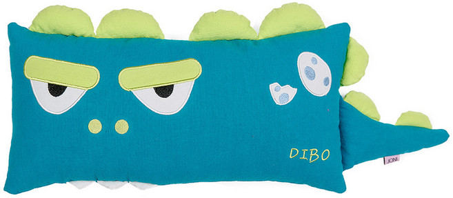 조우니 쥬쥬 베개, 공룡블루그린, 1개