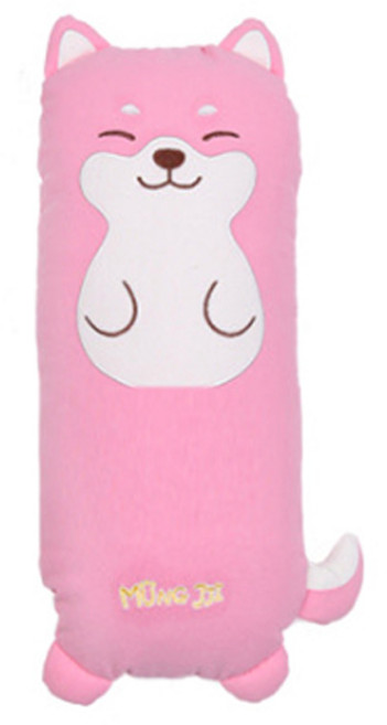 조우니 시바견 뭉찌 유아베개, 핑크