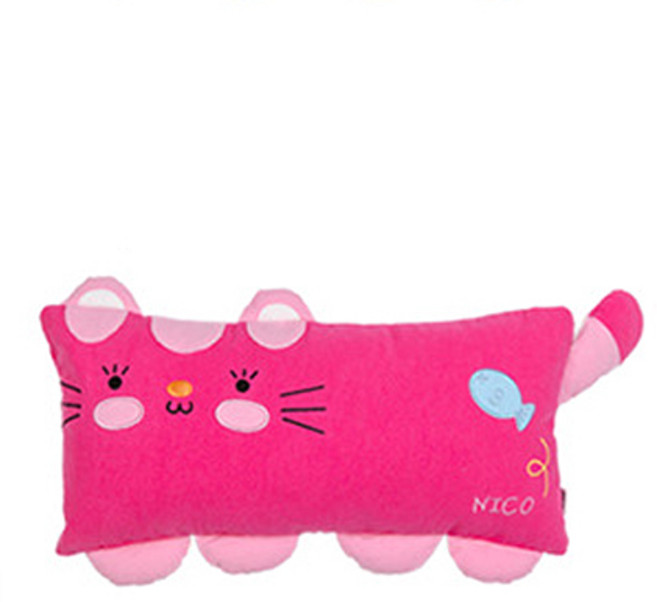 조우니 쥬쥬 애착 인형 아동베개, 고양이핫핑크, 1개