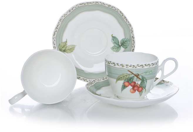 노리다케 림오차드가든 커피잔 2인조 세트, GREEN, 1세트