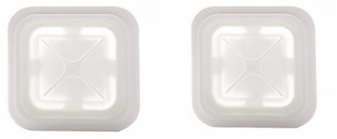 펀타스틱 코코 홀디 행주꽂이, 투명, 2개