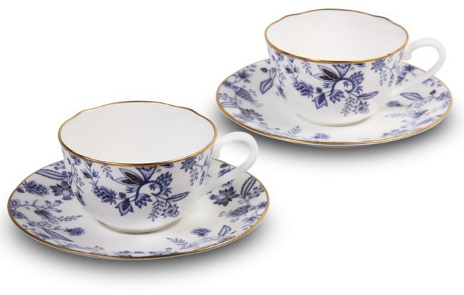 노리다케 블루소렌티노 커피컵 2인 세트, 혼합 색상, 1세트