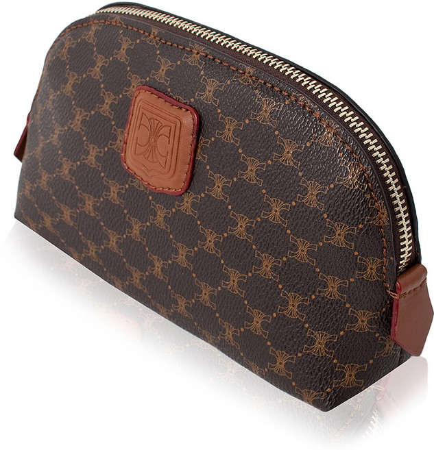 여성용 화장품 라운드 파우치