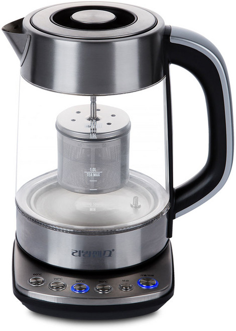 리빙센스 LED 무선 분유 티포트 LS-1733T + 일반 포트 전용 캡